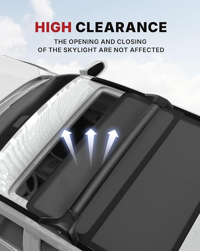 Richeer 300LBS Roof Rack Cross Bars for 2019-2025 RAV4 with Side Rails, Aluminum Cargo Racks Rooftop Luggage Carrier Canoe Kayak Bicycle(Not for Adventure/TRD Off-Road/22-25LE)