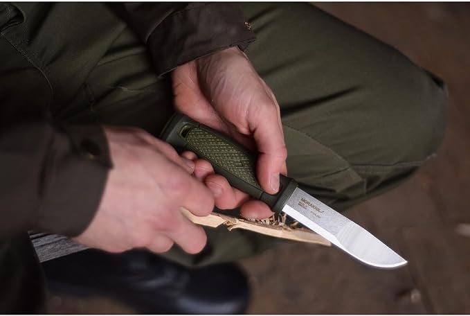 Morakniv Kansbol Fixed Blade Knife with Sandvik Stainless Steel Blade