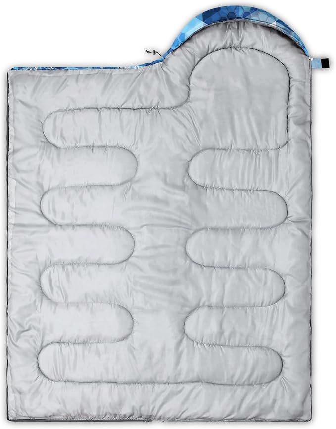 QOOMO Axolotl Cute Camping Sleeping Bags,3 Season Warm & Cool Weather,Lightweight,Waterproof Sleeping Bags for Adults & Kids,Traveling,and Outdoors