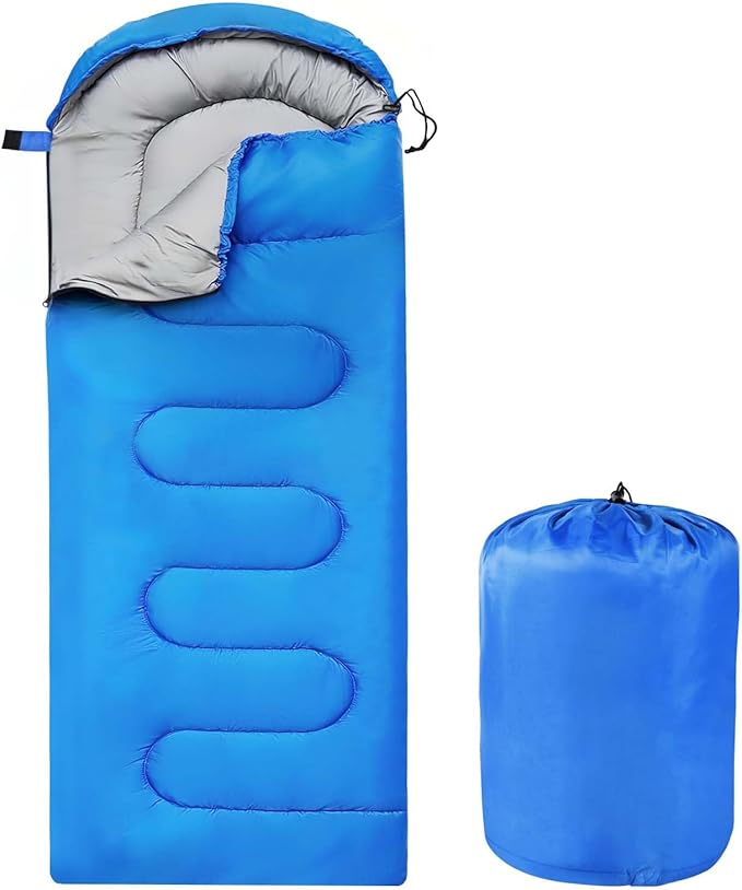 OBTANIM Sleeping Bags Portable Waterproof Camping Sleeping Bag for Adults Kids 4 Seasons Cold Weather or Warm Backpacking Hiking Travel Indoor Outdoor Use