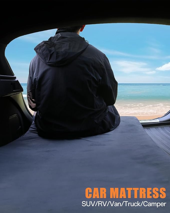 Aodisman Sleeping Pad,3-inch Thick Memory Foam Camping Mattress,Portable Roll-Up Mat for Car/Tent/Floor/Cot/Travel,Comfortable Pad for Guests Sleepover