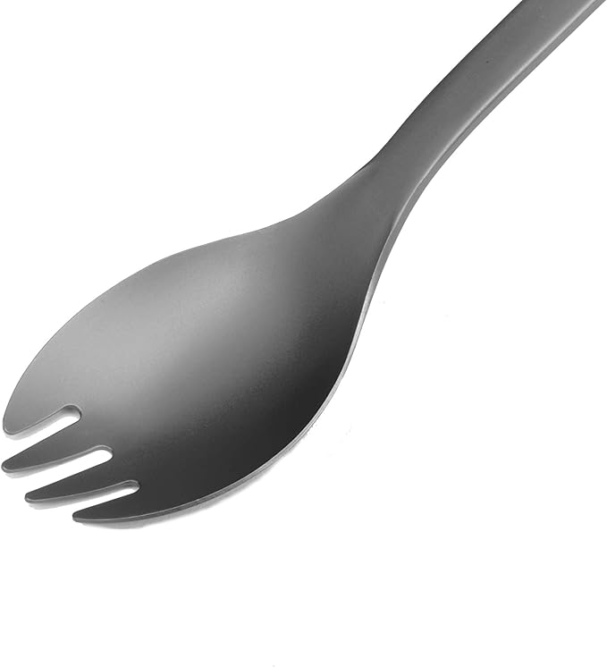 Snow Peak Titanium Sporks, Lightweight Titanium Cutlery for Camping & Hiking, Compact & Portable Utensil for Easy Packing, Durable Camping Cookware Accessories