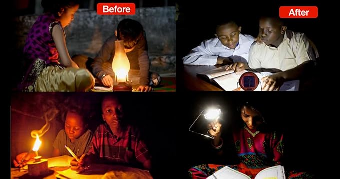 d.light S3 Solar Powered LED Solar Lantern; Emergency Light with Adjustable Stand, Portable Rechargeable Lamp for Power Outages, Camping & Outdoor Use
