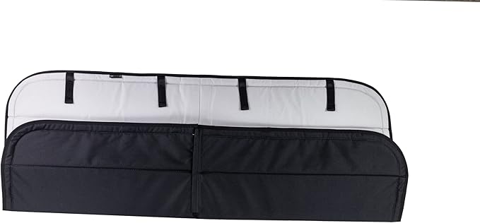 VanEssential Insulated Blackout Crew Window Cover Designed for Ford Transit Van Year 2015 to Current with NO Plastic Trim - Cool Gray
