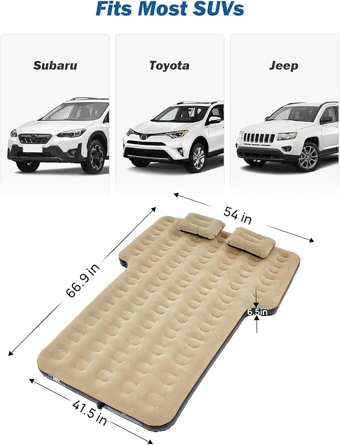 JOYTUTUS SUV Air Mattress Camping Bed