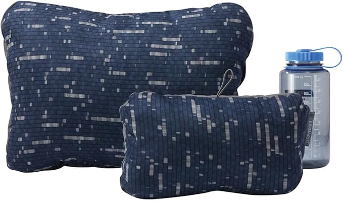 Therm-a-Rest Compressible Camping and Backpacking Pillow, Warp Speed Print, Small