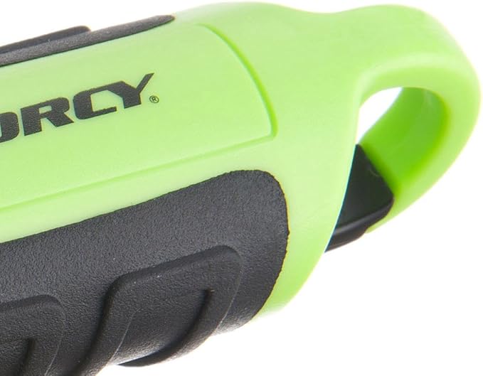 Dorcy 150 Lumen Floating Water Resistant LED Flashlight with Carabineer Clip, Neon Green (41-2513)