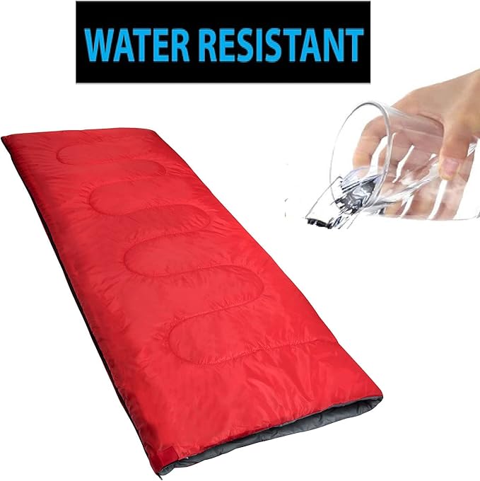Envelope Sleeping Bags 4 Seasons Warm or Cold Lightweight Indoor Outdoor Sleeping Bags for Adults, Backpacking, Camping