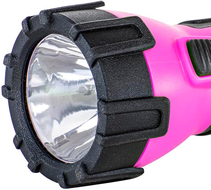 Dorcy 55 Lumen Floating Water Resistant LED Flashlight with Carabineer Clip, Pink ( 41-2509)