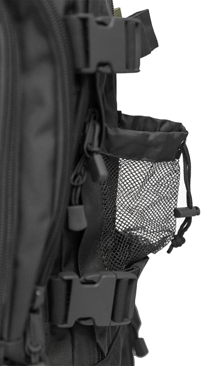 Miramrax Tactical Backpack Military Hiking Daypack - Molle Backpack for Men 3 Day Assault Pack Bug Out Bag for Camping Travel Army Hunting Gym Rucksack Survival (Black)