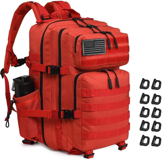 45L Tactical Backpack for Men Women, Military Assault Pack with MOLLE, Large 3 Day Bug Out Bag for Hiking Camping