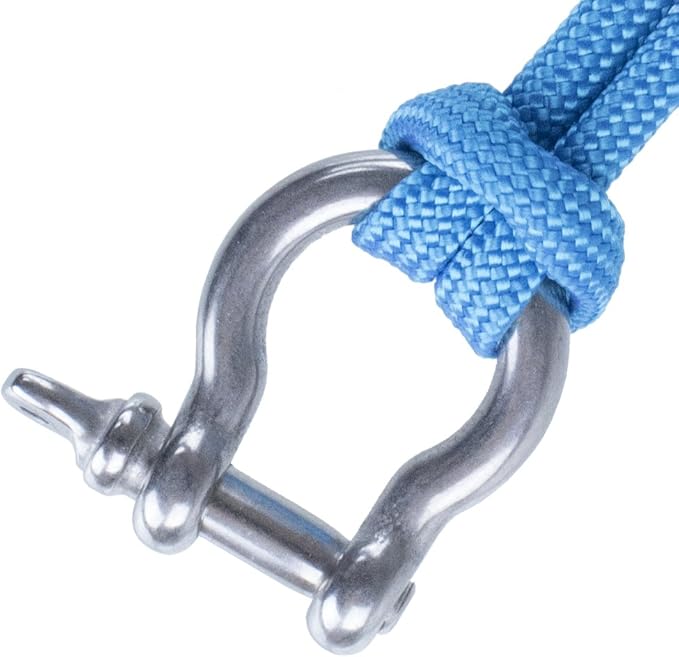 Paracord Planet Stainless Steel Shackles for Paracord Survival Bracelets - B, D, O, & U-Shackles (Pack & Single Sizes)