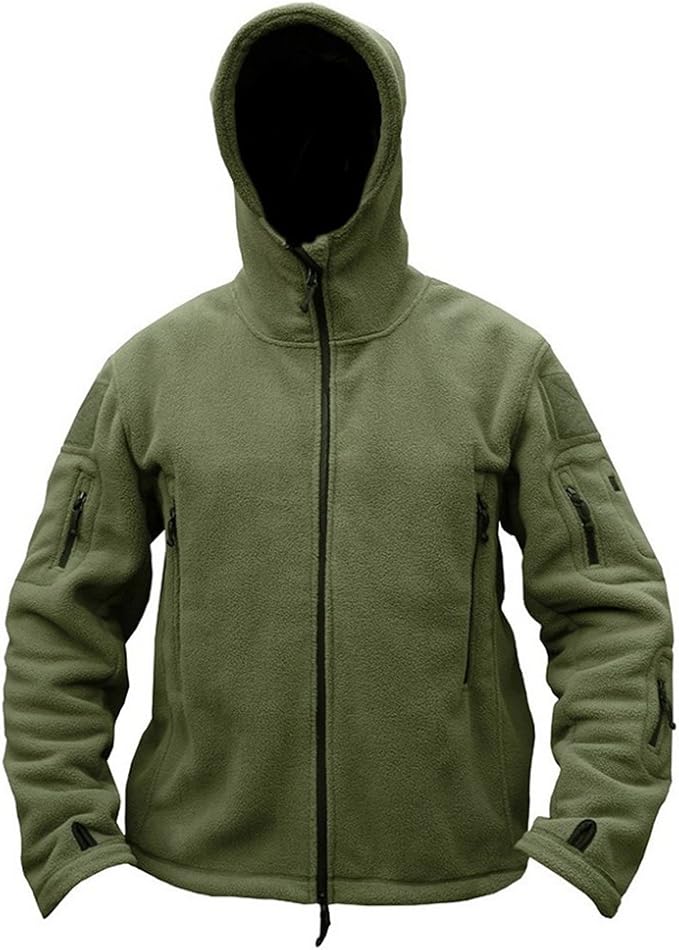 ReFire Gear Men's Warm Military Tactical Sport Fleece Hoodie Jacket