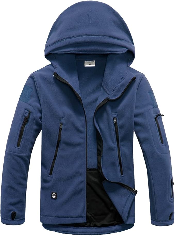ReFire Gear Men's Warm Military Tactical Sport Fleece Hoodie Jacket