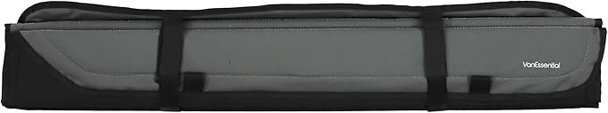 VanEssential Full Plastic Trim Rear Qtr LH (Driver Side) Window Cover Designed for Ford Transit High/Medium Roof 130 Length Van Year 2015 to Current - Charcoal Gray