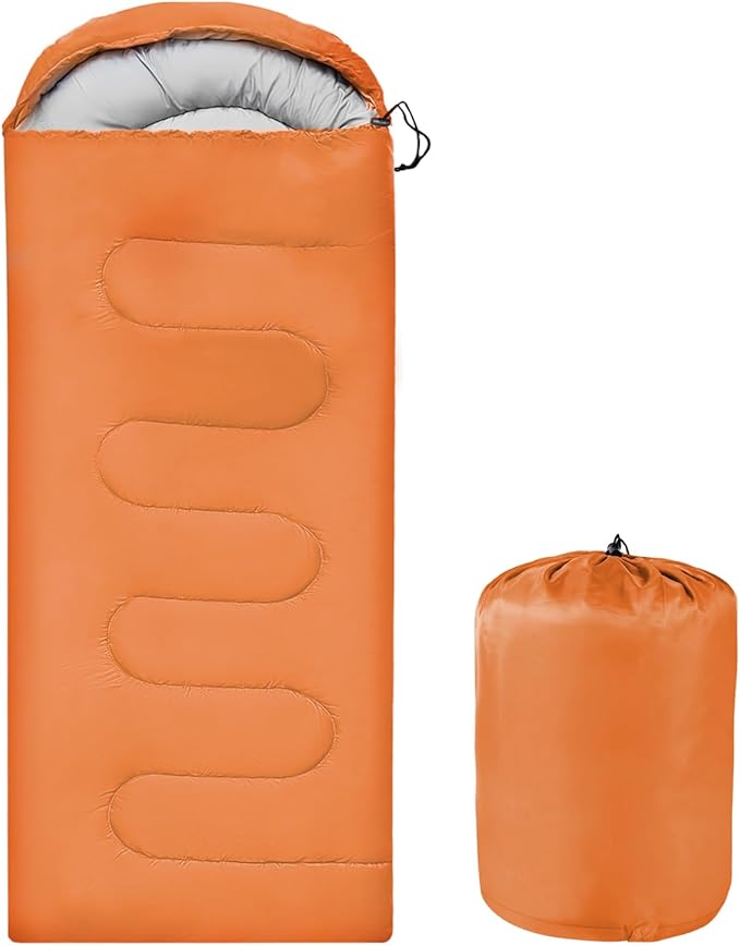 OBTANIM Sleeping Bags Portable Waterproof Camping Sleeping Bag for Adults Kids 4 Seasons Cold Weather or Warm Backpacking Hiking Travel Indoor Outdoor Use