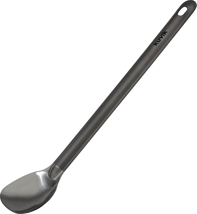 Kuvik Titanium Spoon - Ultralight and Compact for Camping and Hiking