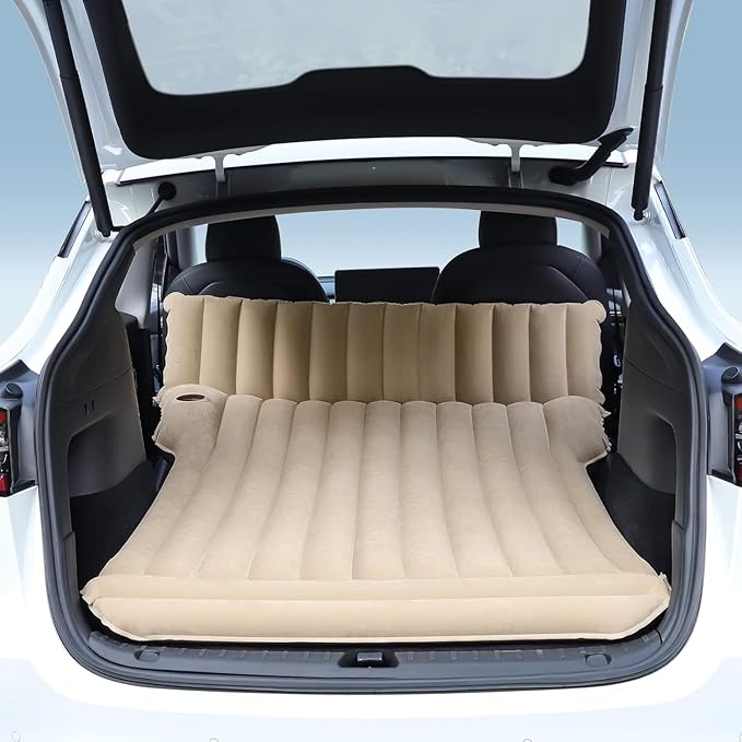 for 5 Seats Tesla Model Y (Juniper Included) 3 X S Air Mattress Inflatable Camping Mattress with Air Pump for Tesla Model Y 3 X S Accessories