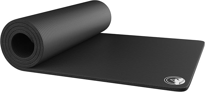Foam Sleeping Pad - Lightweight 1-Inch Mat for Camping, Cots, Tents, Backpacking, and Yoga - Non-Slip and Waterproof with Handle by Wakeman