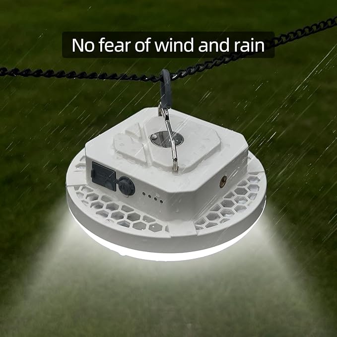 Camping Lantern 10500mAh Rechargeable Battery, 30W 4000LM Ultra Bright LED Hanging Light with 3 Lighting Color Modes, Waterproof Portable Tent Lighting for Outdoor Emergency & Hiking