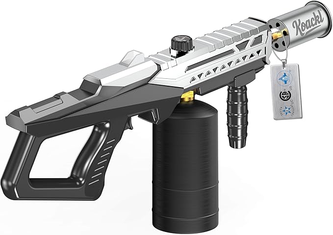 KOACKL Powerful Propane Torch Gun, Kitchen Torch with Adjustable Flame, Flamethrower Blow Torch Gun, Gas Welding Kits for BBQ, Searing Steak, Camping & Charcoal Torch Lighter(Tank Not Included)
