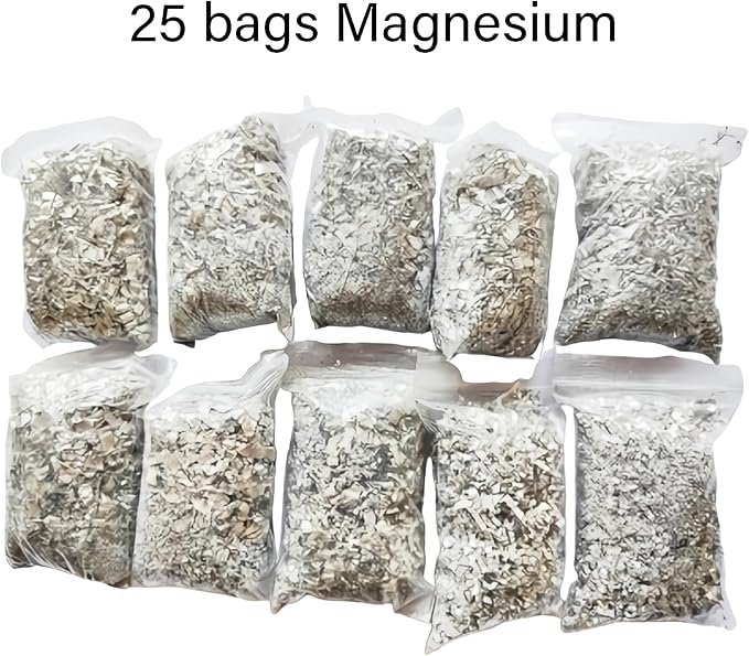 eGreen 30 Bags Magnesium Shavings + 20 Thin Wax Ropes (4" Long, 240 Min Burn Time) – Fire Starter Kit for Camping, Hiking, Survival