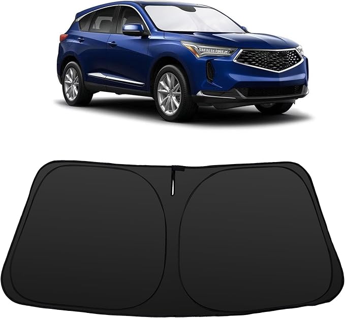 Windshield Sun Shade Accessories Compatible with 2019 2020 2021-2026 RDX for Acura Foldable Sunshade Sun Visor Blocks UV