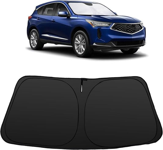 Windshield Sun Shade Accessories Compatible with 2019 2020 2021-2026 RDX for Acura Foldable Sunshade Sun Visor Blocks UV