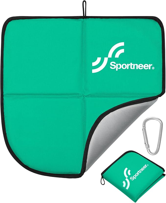 Sportneer Sitting Pad, Lightweight Waterproof Folding Seat Pad for Backpacking, 15.75'' x 15.75'' Portable Camping Seat Mat for Hiking, Picnics & Outdoor Use
