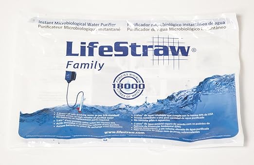 LifeStraw Family 1.0 Water Purifier – Portable Gravity Powered for Emergency Preparedness and Camping
