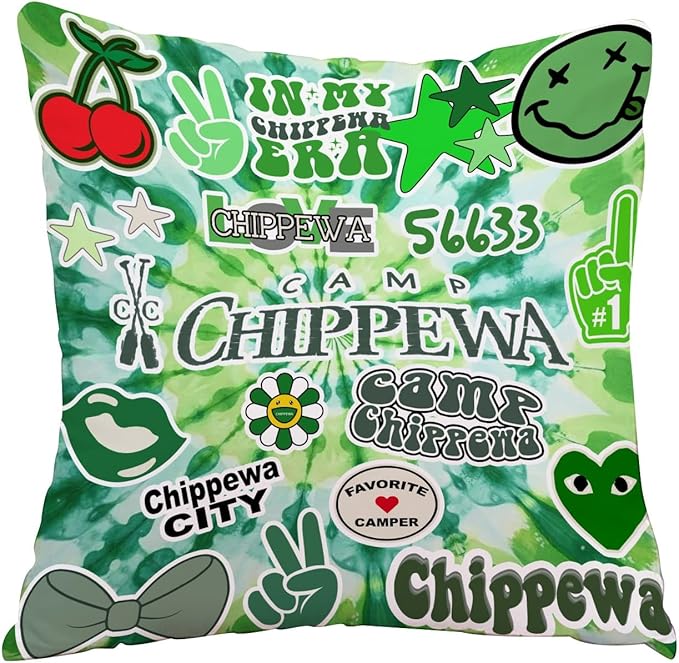 Gilbins Camp Bunk Kids Autograph Pillows A Great Gift for Boys Or Girls (Camp Chippewa)