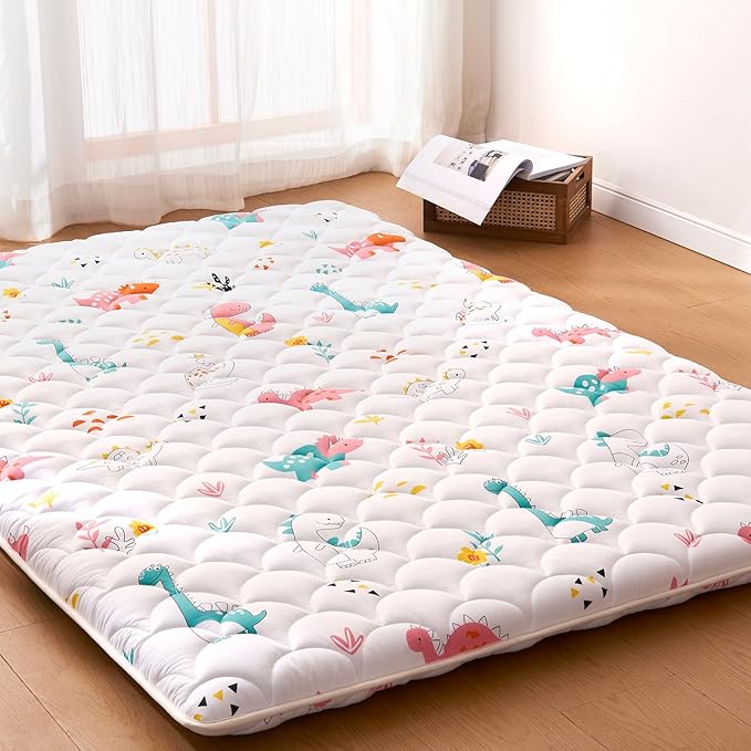 jzbearapt Premium Foam Japanese Floor Mattress Futon Mattress,100% High Density Comfortable Foam, Thicken Tatami Mat Sleeping Pad, Ideal for Comfort and Support, Queen (80" X 60")