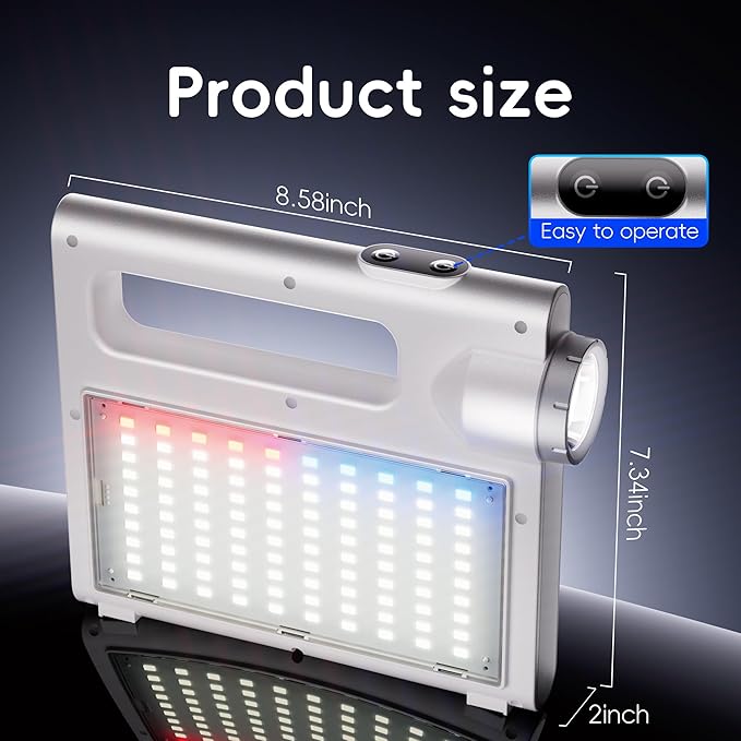 Solar Camping Lantern, 80 Hours LED Solar Lanterns, 5000mAh Camping Essentials with 6 Lighting Modes and SOS, Emergency Rechargeable Light, Lanterns for Power outages Hurricane, Hiking, Fish and Home