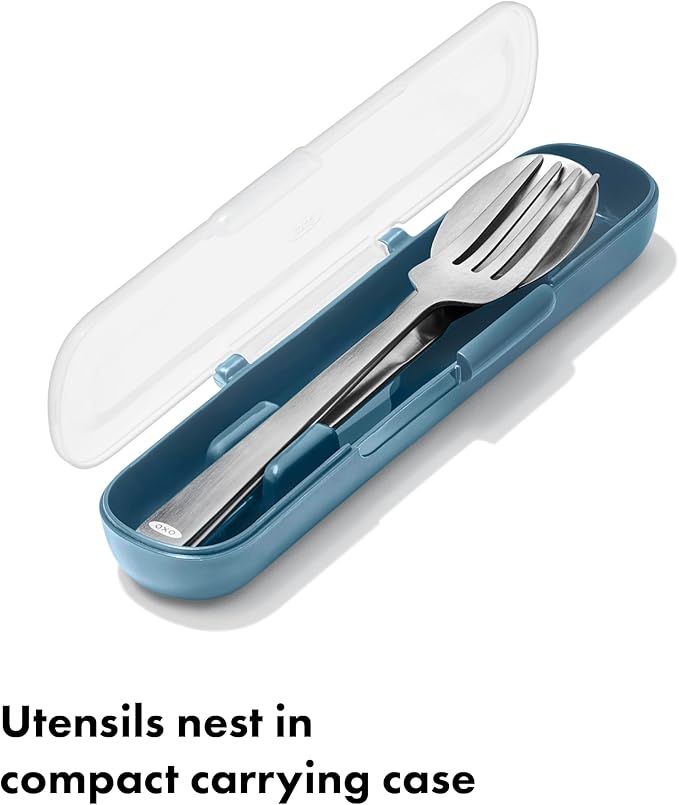 OXO Good Grips Prep and Go Utensils With Case - Ocean Blue