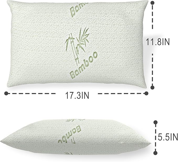 4 Pack Camping Pillow for Sleeping,Shredded Memory Foam Travel Pillow Compact & Packable with Storage Bag,Soft Cover,Small Pillow for Backpacking Hiking Gear & Accessories