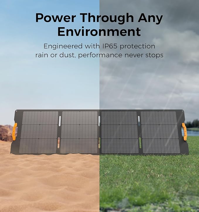 UDPOWER S1200 1190Wh Solar Generator Kit | 1200W Power Station + 210W Solar Panel | Fast Solar Charging for Home Backup, RV & Emergencies