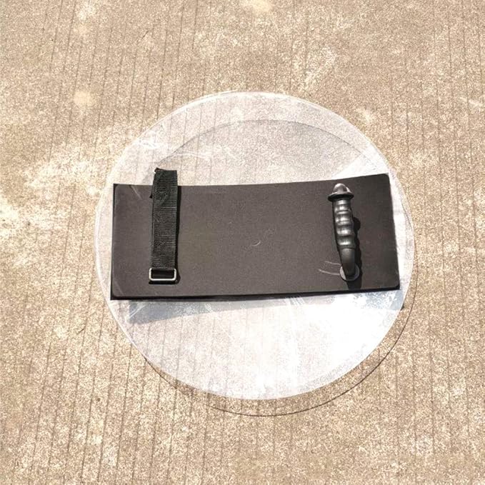 Shindn Aircraft Aluminum Alloy Tactical Shield with Glass Breaker for Outdoor Survival Camping and Self Preservation