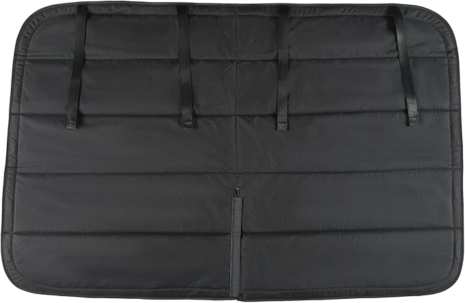 Magnetic Insulated Sliding Door Window Cover for 2015-2026 Ford Transit Medium and High Roof Vans with NO Plastic Trim, Blackout Privacy Sun Shades for Stealth Camping – Dark Gray