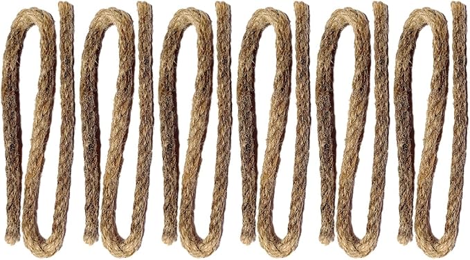 Bushcraft Fire Starter Kits. Ferrocerium Rod, Multi Tool Fire Striker, Waterproof Waxed Jute Rope Tinder, Survival Paracord, Emergency Whistle, Burlap Bag