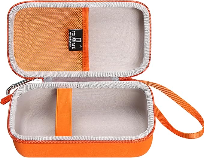 Tourmate Water Filter for Sawyer Products Mini Water Filtration System, Protective Carrying for Drinking Straw, Squeeze Pouch and Other Accessories (Orange)
