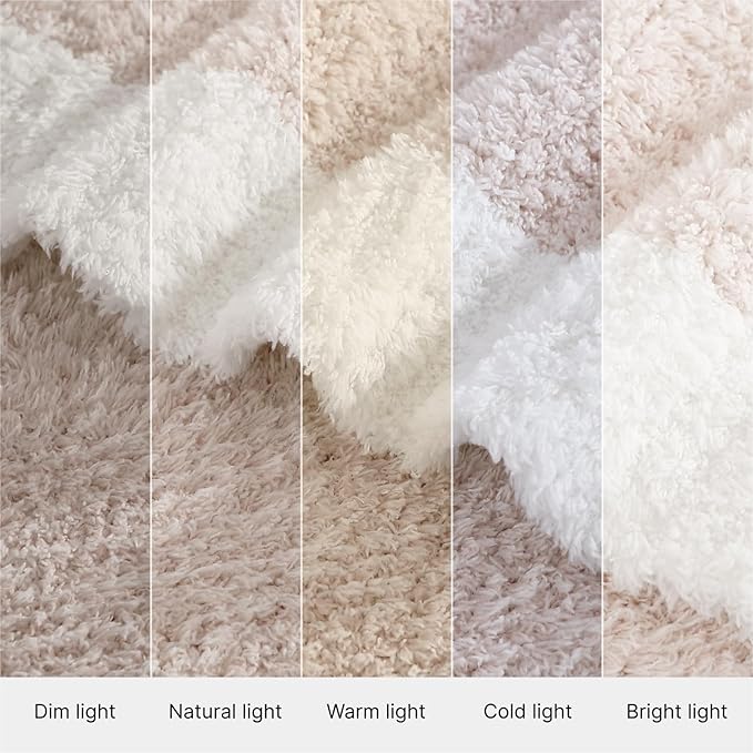 WRENSONGE Throw Blanket Cationic Dyeing Taupe Soft Cozy Fluffy Warm Hand Made Throw Blankets for Couch, Sofa, Chair, Bed, Camping, Picnic, Travel Lightweight Bed Blanket - 50"*70"