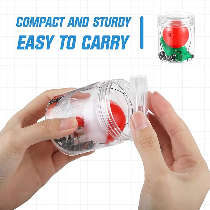 Soulchen Mini Fishing Kits Bulk for Shoe Box Fillers Emergency Fishing Survival Kit Accessories Gear for Beginner Stocking Stuffer Gift