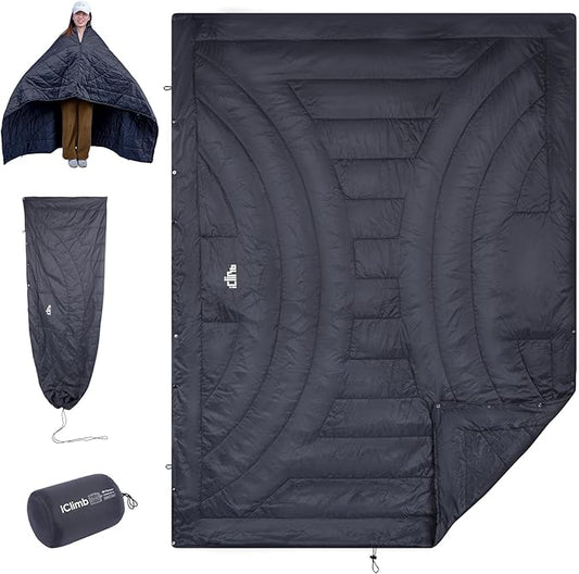 iClimb 3M Thinsulate Insulation Warm Camping Blanket Ultralight Compact