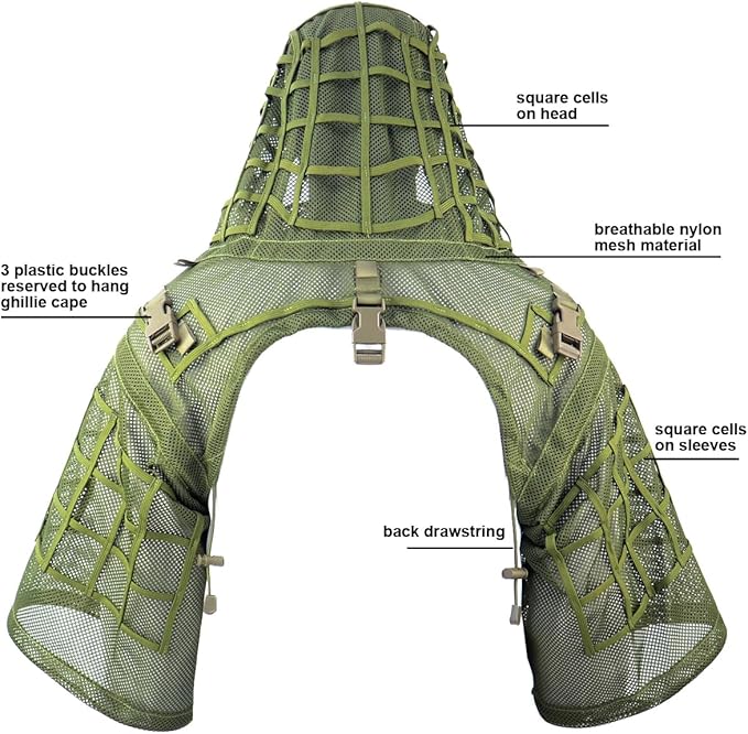 Ghillie Suits Foundation, Tactical Sniper Coats/Viper Hoods