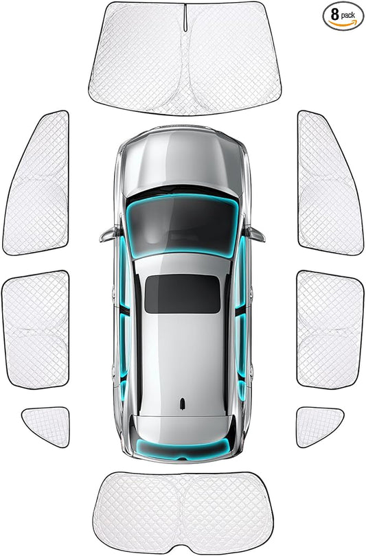 ZATOTOO Car Window Shades for 2017-2022 CR-V Sun Shade for Side Window Front Rear Windshield Triangular Window Shade Full Privacy Heat UV Ray Sun Blocker for Camp Nap Long Time Parking