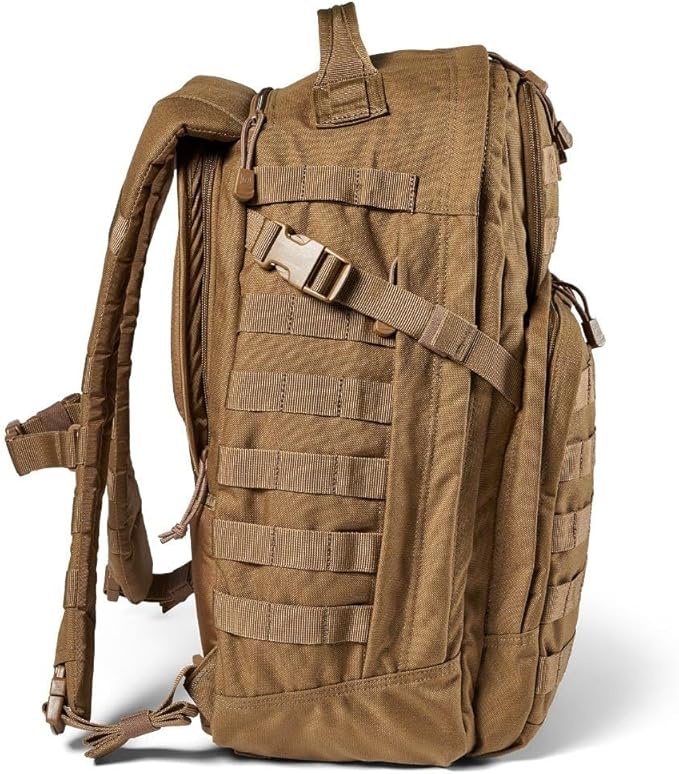 5.11 Tactical Backpack, RUSH 24 2.0 Military Survival Molle Back Pack with Laptop Compartment, 37L, Style 56563ABR/56564ABR