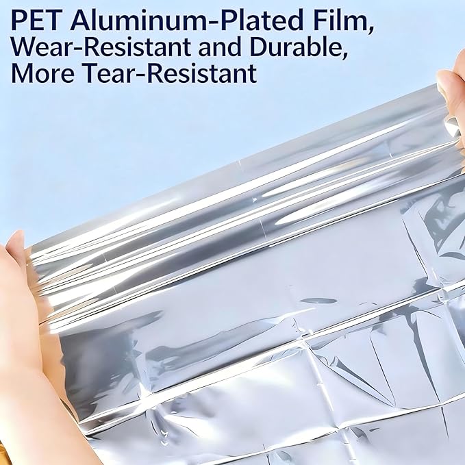 6 Pack Large Emergency Mylar Thermal Survival Blankets (82"x63") Lightweight & Portable Heavy-Duty Insulation for Camping, Hiking, Car Survival Kits, Bug Out Bags & Outdoor Emergencies