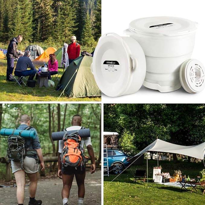 miniwell Filtration System- Water Camping Filter with Replaceable Filter - for Hiking Purification- Remove Chlorine,Sediments, BPA Free- Emergency