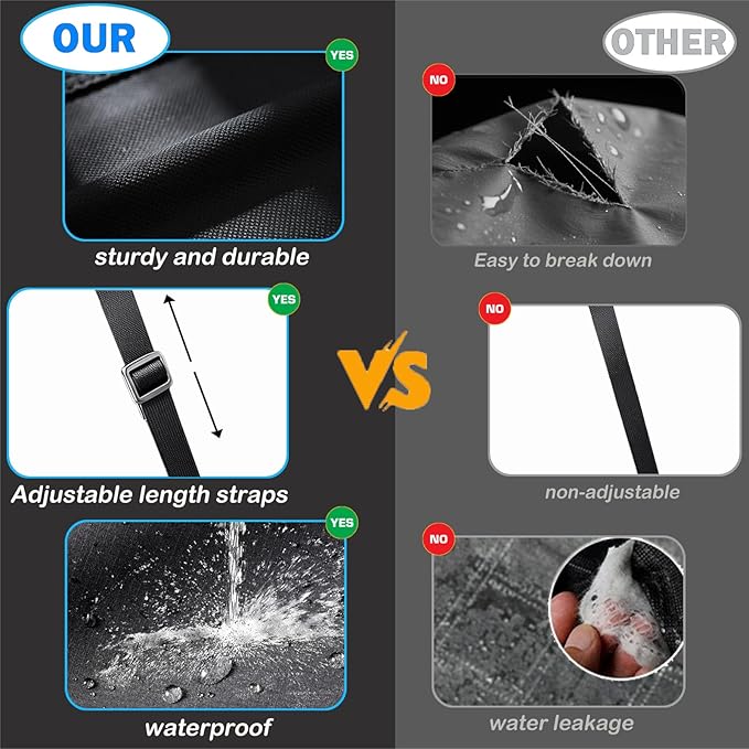 Car Windshield Cover for Ice and Snow, 600D Oxford Fabric Windshield Snow Cover Heavy Duty, Magnetic Car Anti-Snow Cover, Winter Frost Hail Protector for Most Sedan Truck SUV Van MPV (70 x 50 Inch)