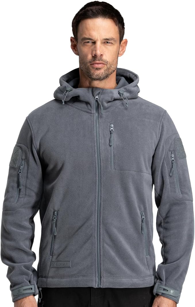 Baerskin Tactical Hoodie Jacket for Men 4.0 - Military Style Fleece Sweater for Cold, Rain, Wind or Snow